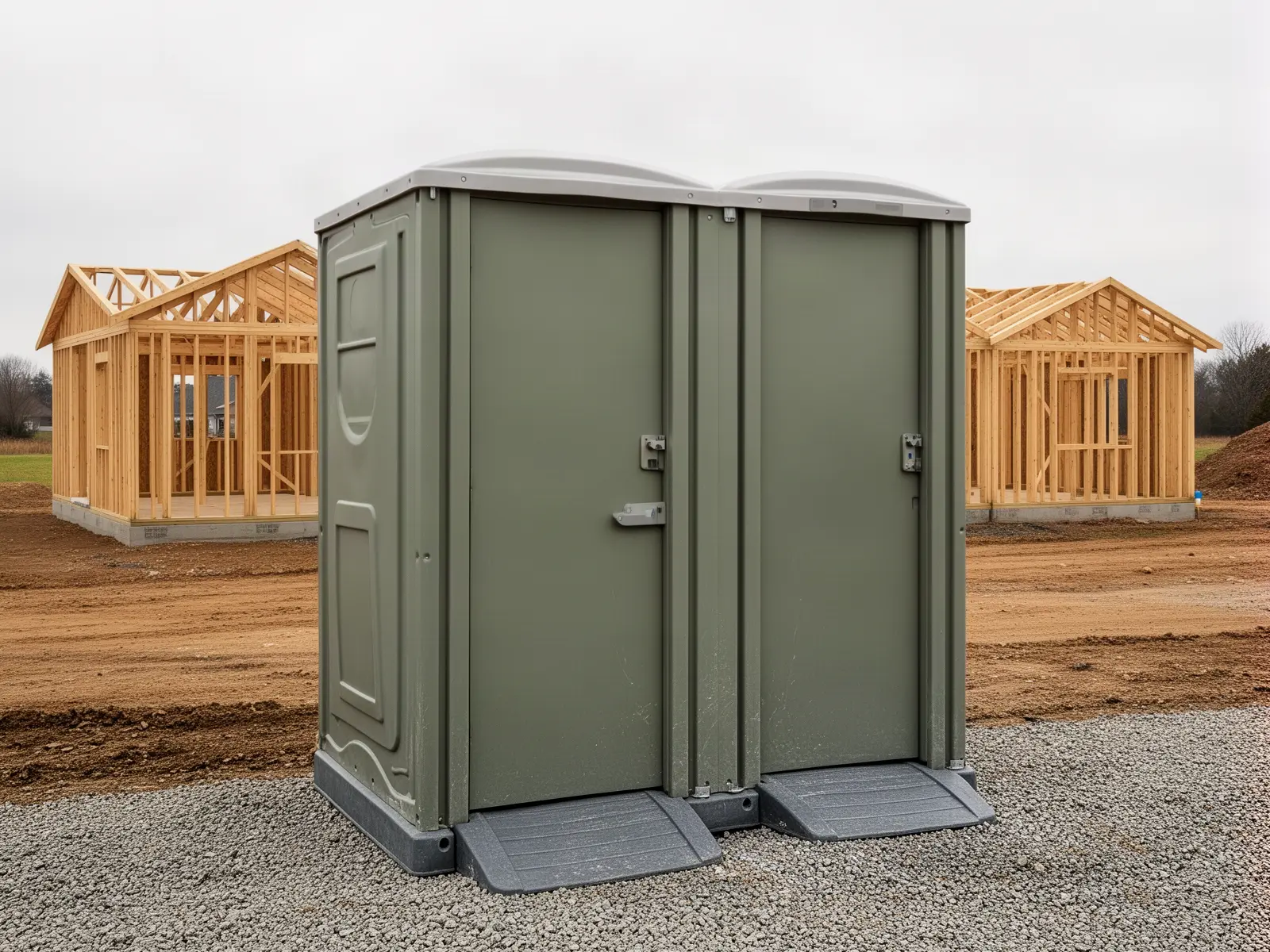 Clean porta potty unit from Silver Creek Porta Potty Rental in Dallas, TX